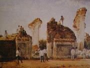 Cristobal Rojas Ruinas de Cua despues del Terremoto de 1812 oil painting artist